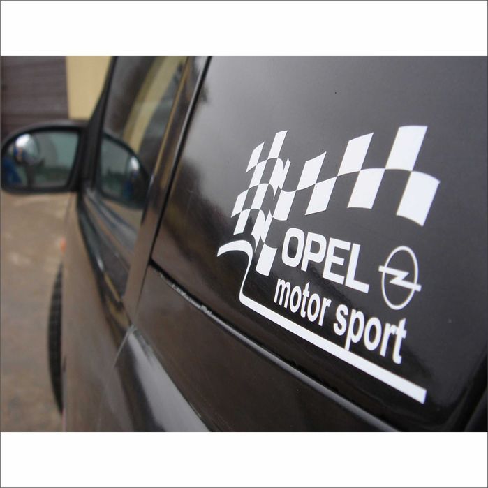 Стикер OPEL motor sport / Автомобилни стикери за Opel