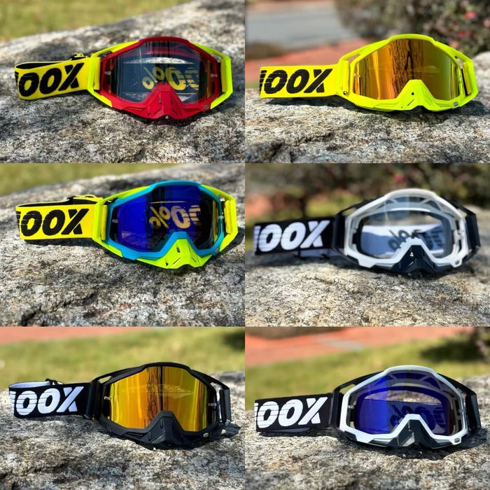 Мотокрос очила 100% и бонета