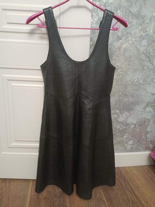 Сарафан натуральная кожа .