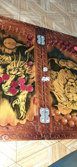 Нарды длинные резные