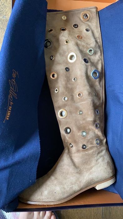 Cizme Lesilla de piele intoarsa