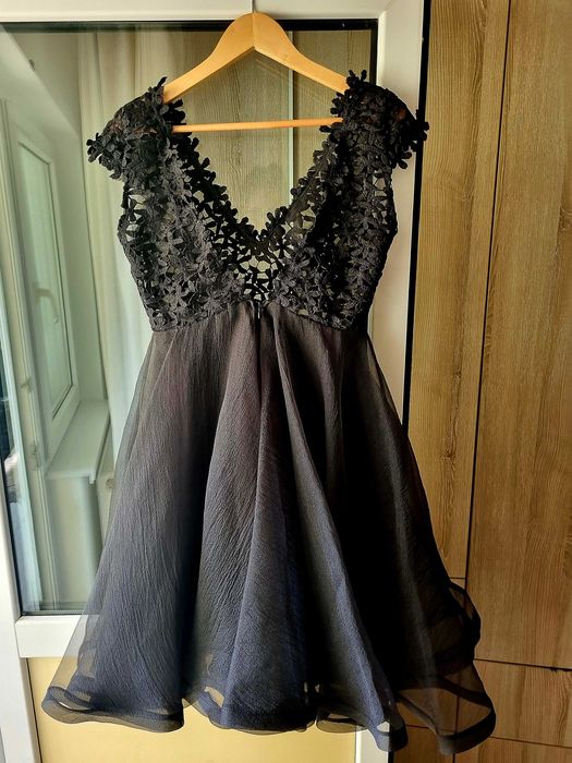 Rochie Ana Radu neagra tafta