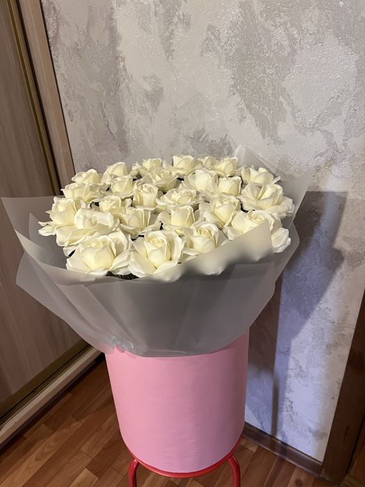 Цветы букеты мыльные розы