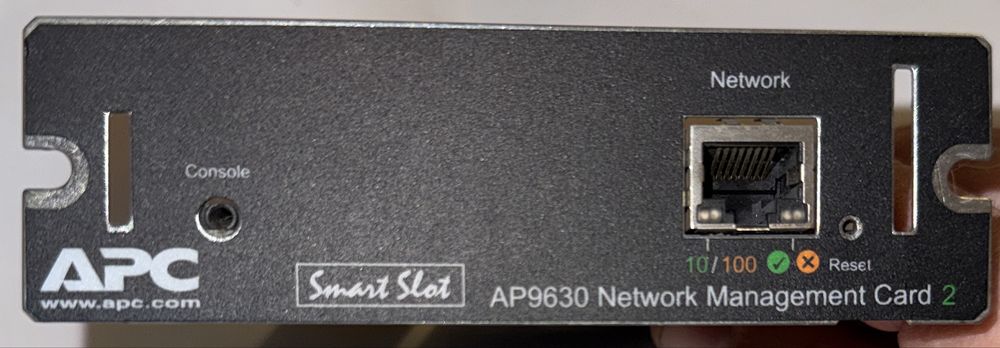 APC ups server Network Management Card 2 Schneider AP9630 NMC2