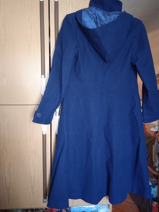Вълнено палто ,синьо