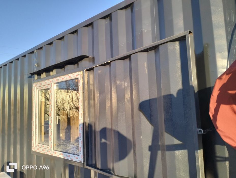 Контейнер, теплый "офис"