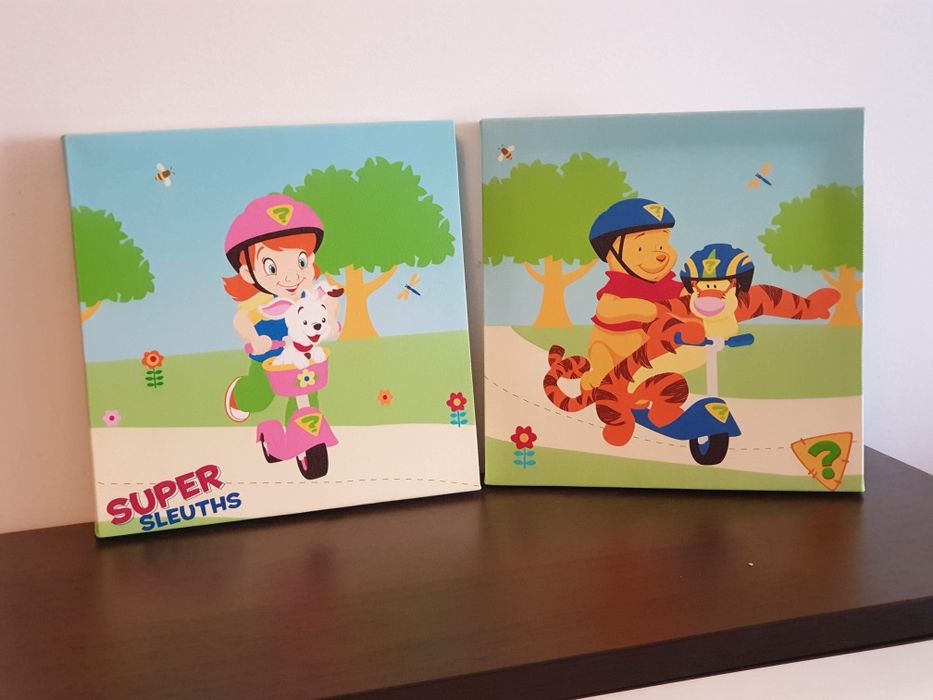 Голям Фототапет, пердета и две картини  Мечо пух