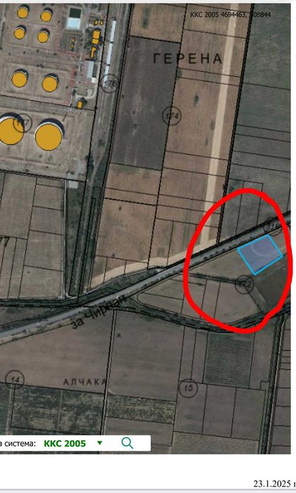 Парцел - от собственик Стара Загора- околовръстно шосе- имот 172001