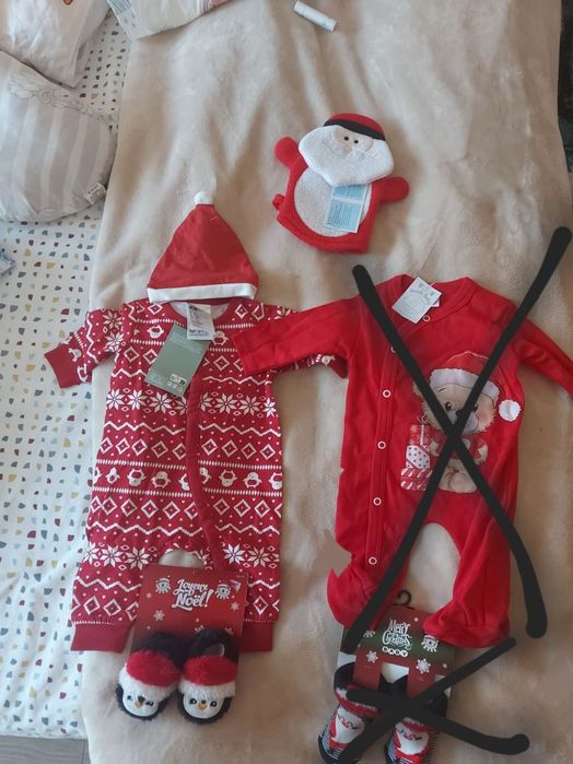 Коледен сет за новороден бебе