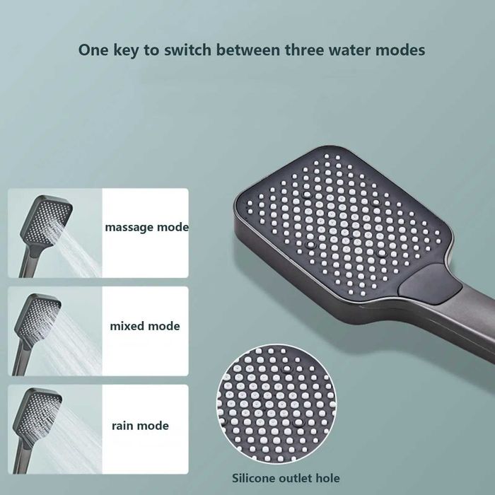 Модерен интелигентен душ с дисплей и LED подсветка D07