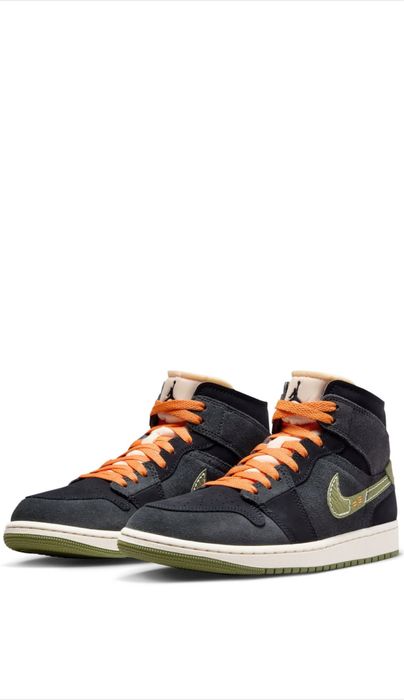 Air Jordan 1 Mid SE Craft "Anthracite Light Olive", 44 EU/28