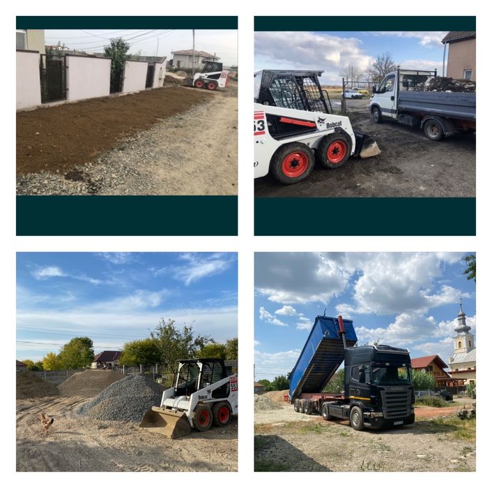Mranita,Servicii Bobcat  ,nisip,sort ,piatra concasata,ridic moloz