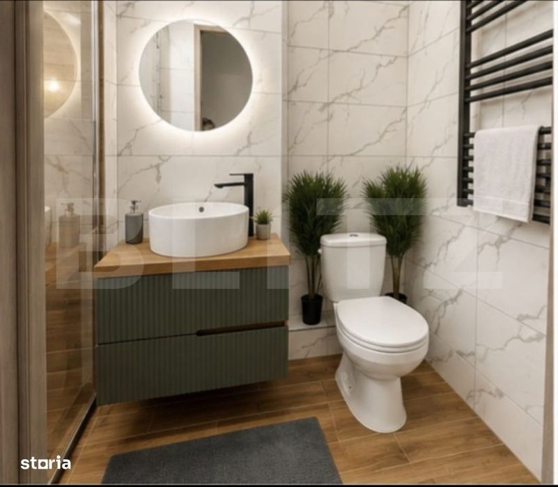 Apartament cu 2 camere, 34 mp, zona Mureseni