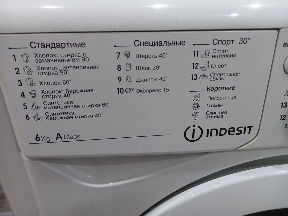 Машинка стиральная Indesit