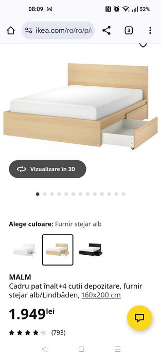 Pat Malm Ikea plus saltea