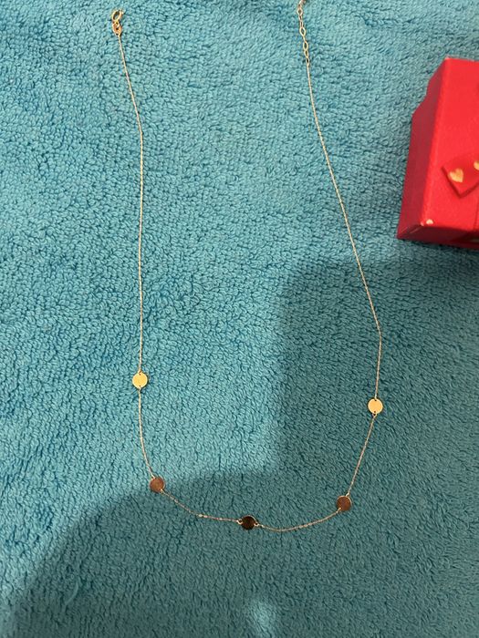 Lantisor banuti 1,07 gr aur 14k nou primit cadou