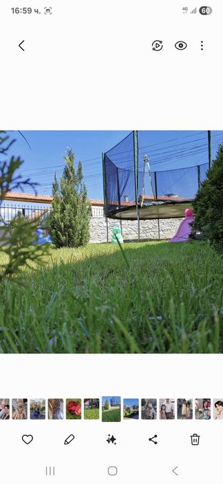 Батут с размери 427 см.