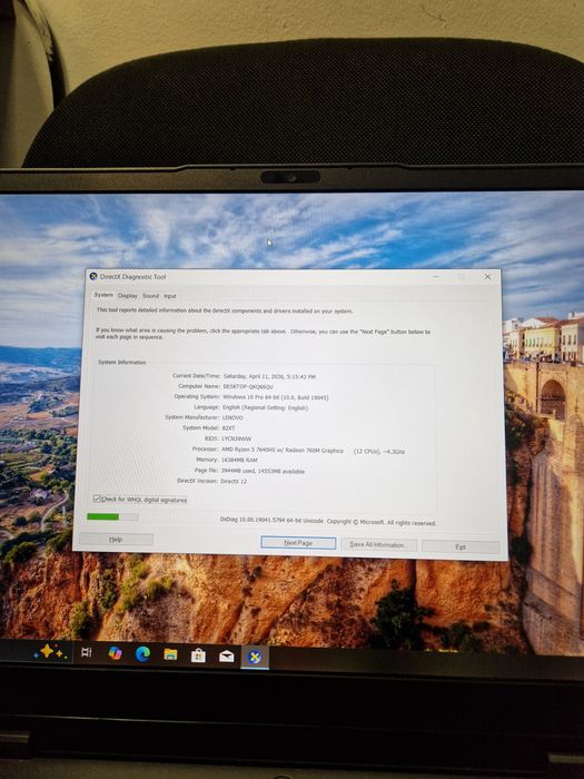 Lenovo LOQ 15APH8 ryzen 5 7640HS 512GB SSD 16GB RAM RTX 4060 8GB cu incarcator•Amanet Lazar Crangasi•56115