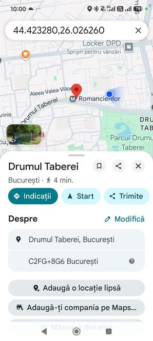 Apartament 2 camere Drumul Taberei Romancierilor