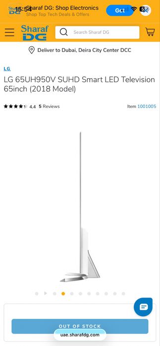 Tv LG 65 inch smart defect se stinge dupa un minut nici-o bloblema la displei