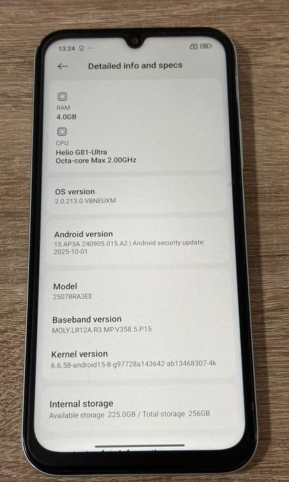 Xiaomi Redmi 15C 256GB 4GB