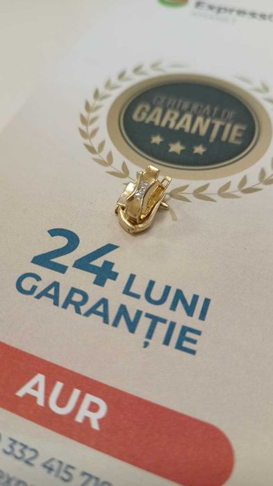 Cercei aur 14K 2.41gr [AG24 Harlau B.46312.1] - Garantie 2 ani!