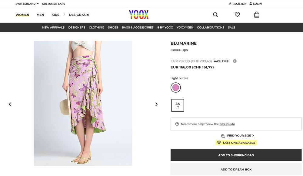 Парео Blumarine, универсален размер, ново