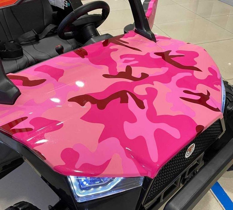 UTV electric pt 4 copii, Kinderauto BJX1928 24V 14Ah , 500W PINK CAMO