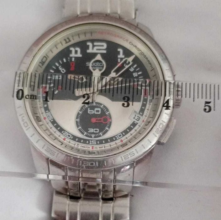 Ceas Swatch Irony Retrograde "Fool Fly" YRS406G - De Colecție. Swiss made