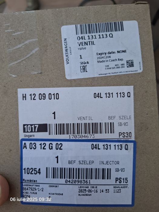 Injector adblue 04L131113Q