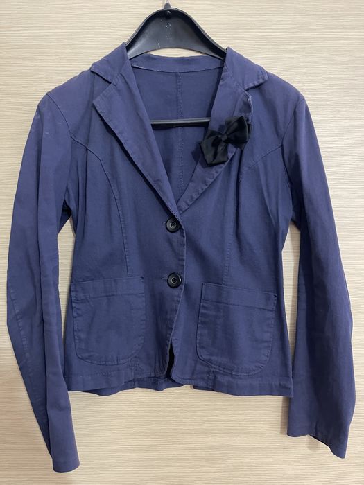 Sacou subtire bleumarin