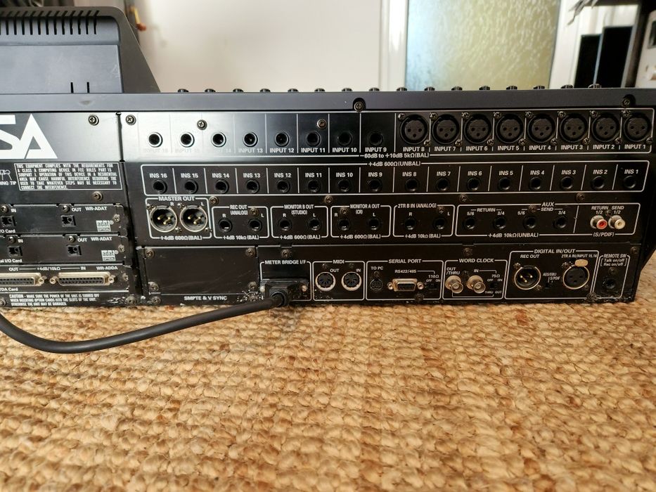 Mixer audio  de studio Ramsa wr da7 Made in Japan