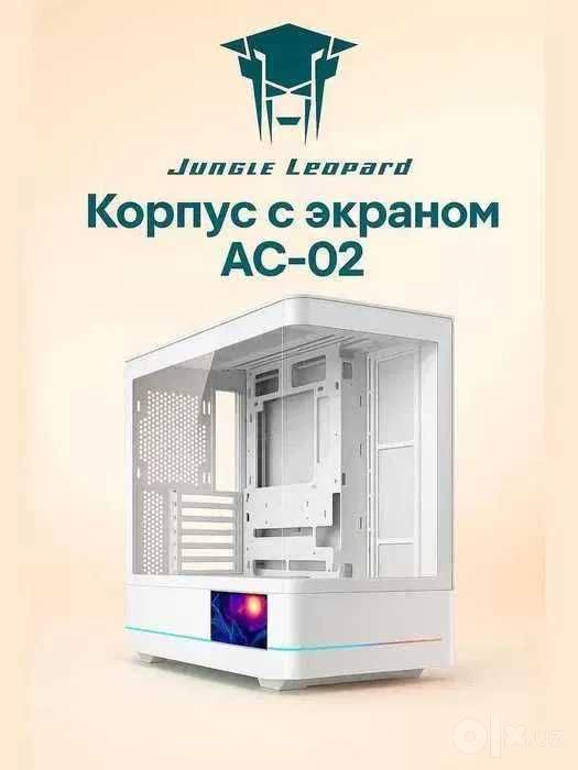 Корпус Jungle Leopard AC-02 изогнутое стекло с ЖК-дисплеем 5,5 дюйма