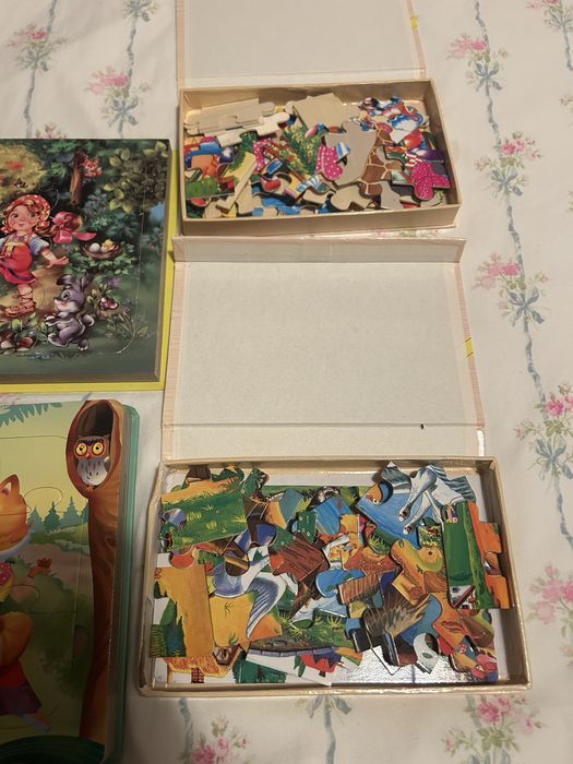 Книги с пъзел и дървени пъзели