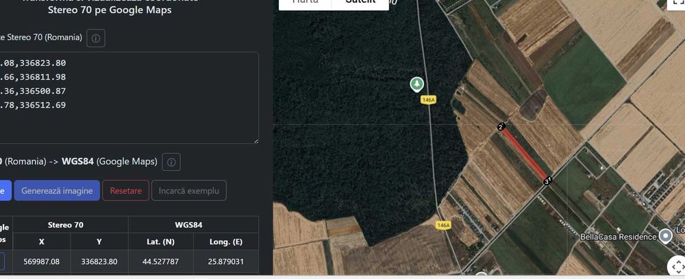 Teren de casa Sabareni linga padure 10 minute pina in Bucuresti