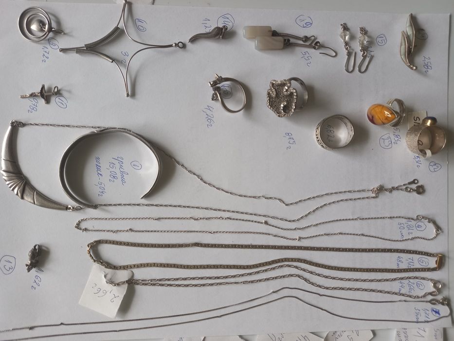 Сребърни бижута,