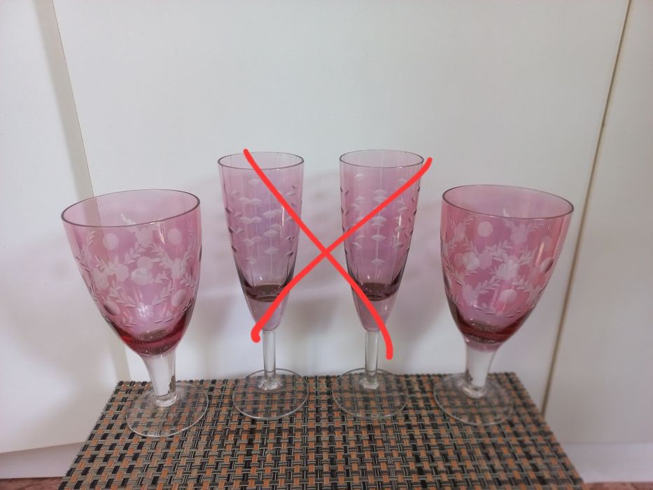 СССР фужеры, винтаж,пантография,см.все фото