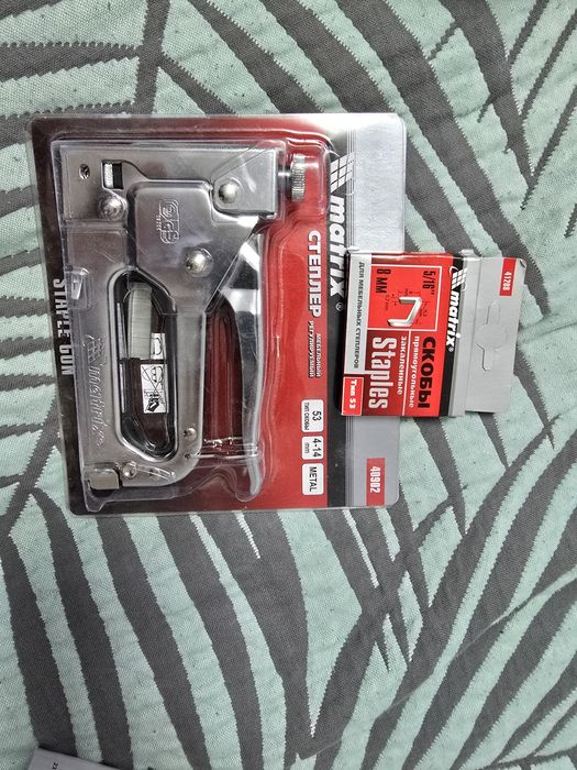 Степлер мебельный matrix