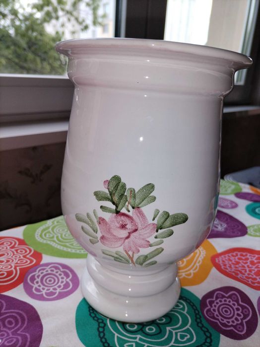 Ваза керамична в отлично състояние, 14/21 см, 5.00 EUR