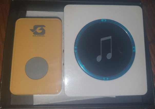Sonerie fara fir fire wireless cu baterii, contine buton cu telecomanda si clopotel electronic cu mai multe setari si melodii