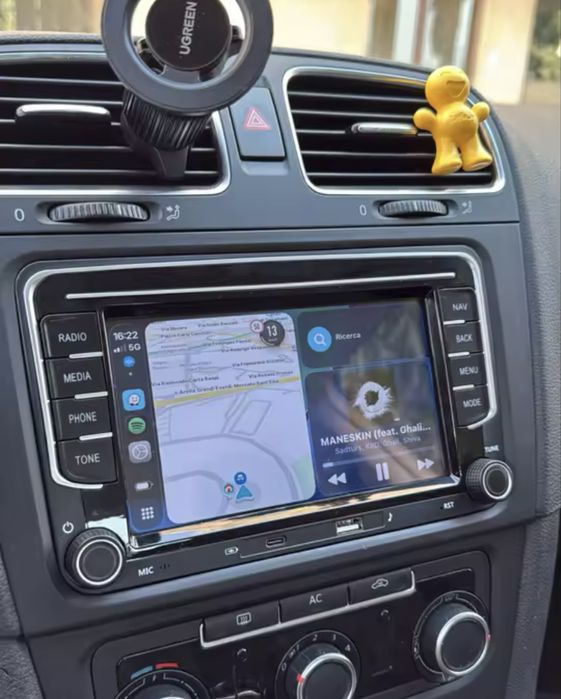 Navigatie Android 4+64GB - Carplay wireless Volkswagen VW Skoda Seat