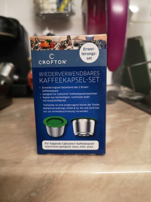 Capsule reutilizabile pentru aparat cafea Dolce Gusto si Cafissimo