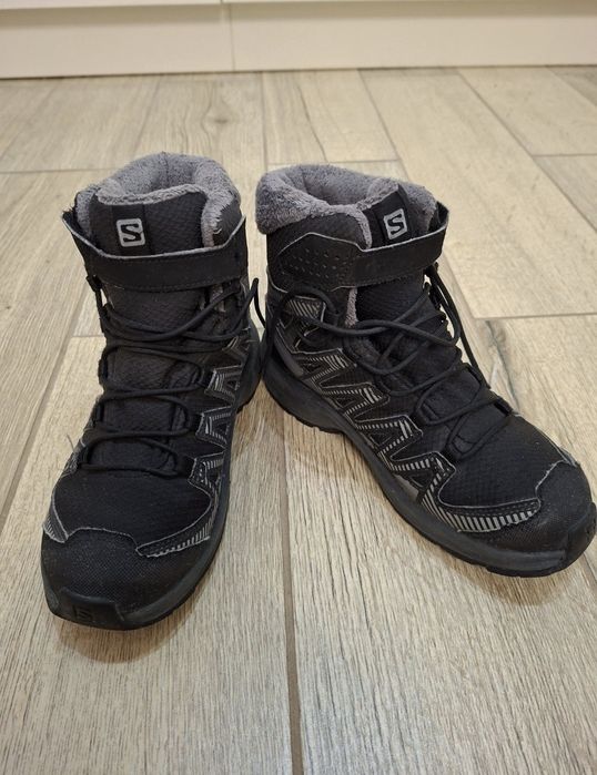 Детски Зимни Обувки Salomon Shoes Xa Pro V8 Winter Cswp J Black/Phan