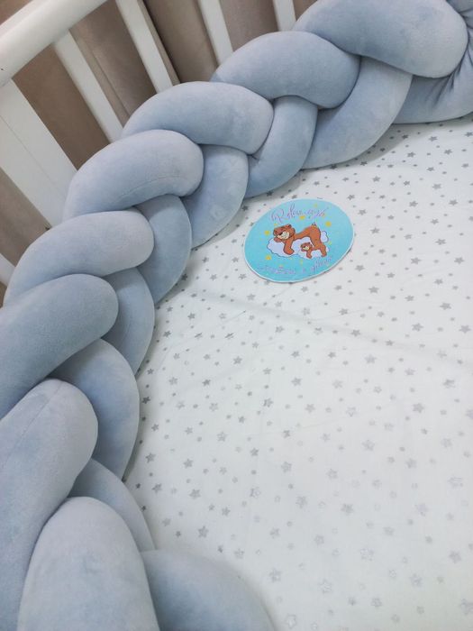 Бортик косичка в любую кроватку