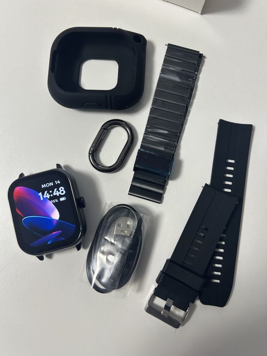 Smartwatch cu casti incorporate, autonomie mare, notificari aplicatii