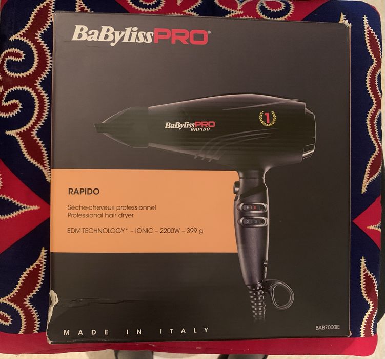 Профессиональный фен BaByliss Rapido Ferrari BAB700OIE