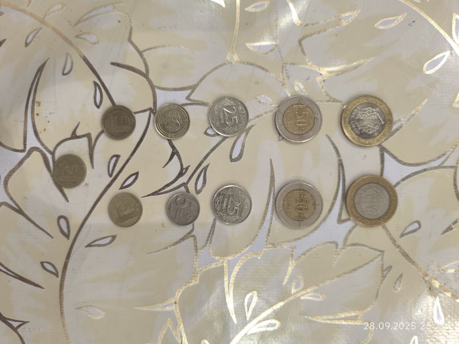 Tangalar/монеты So'm, Rubl, Yuan, Lira