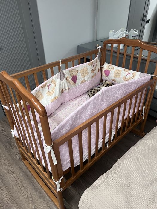 Детская кроватка качалка