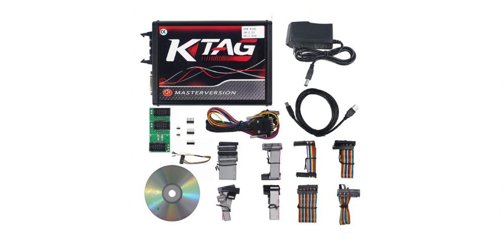 Interfata K TAG SW2.25 HW 7.020 Ecu chip tuning Placa rosie