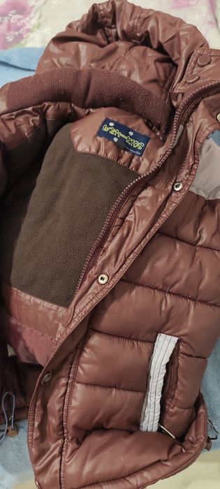 Детская куртка для детей из натурального меха